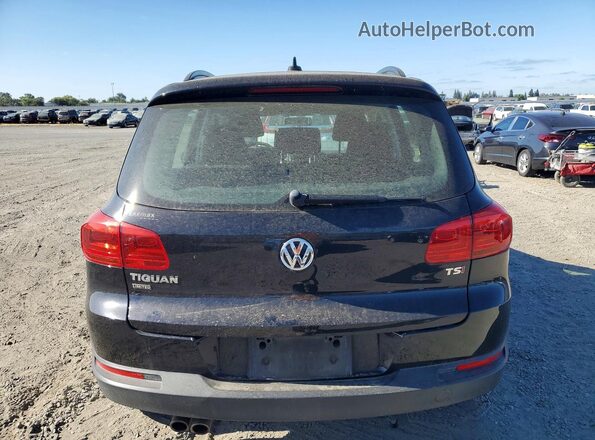 WVGAV7AX4HK044069 2017 VOLKSWAGEN TIGUAN Черный Вид сзади