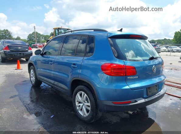 WVGAV7AX4HW503514 2017 VOLKSWAGEN TIGUAN Синий Задняя левая четверть