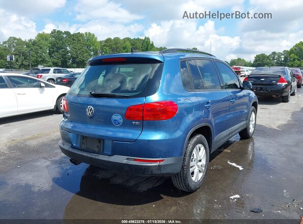 WVGAV7AX4HW503514 2017 VOLKSWAGEN TIGUAN Синий Задняя правая четверть