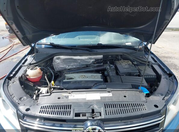 WVGAV7AX4HW503514 2017 VOLKSWAGEN TIGUAN Синий Вид сзади