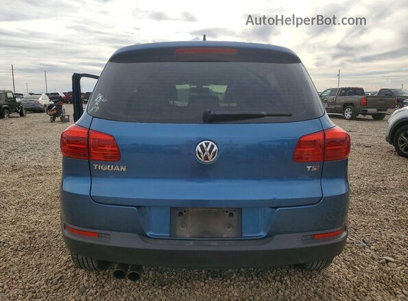 WVGAV7AX4HW512309 2017 VOLKSWAGEN TIGUAN Blue Vista trasera