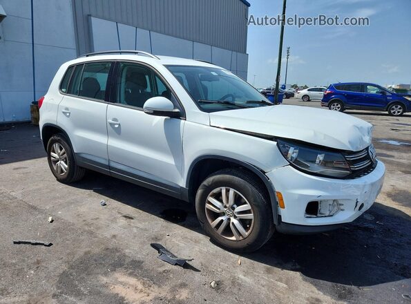 WVGAV7AX4HW513010 2017 VOLKSWAGEN TIGUAN White Przód prawy