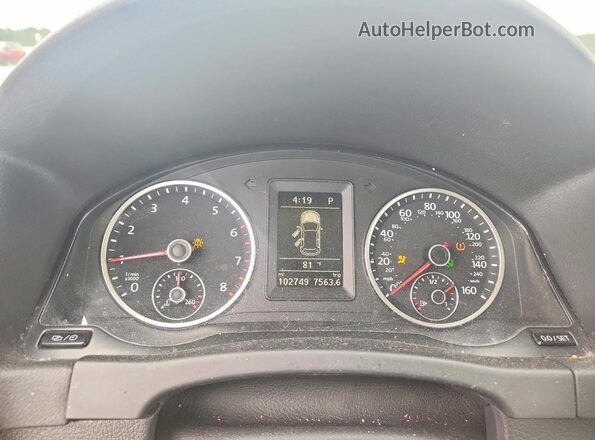 WVGAV7AX5GK000113 2016 VOLKSWAGEN TIGUAN Silver Вид щитка приладів