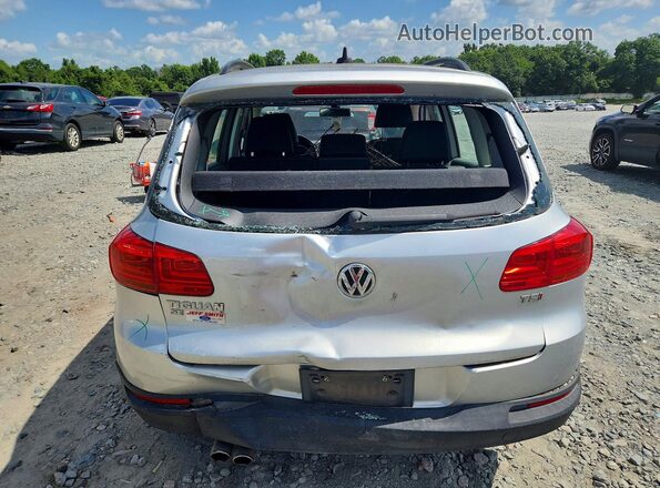 WVGAV7AX5HK006088 2017 VOLKSWAGEN TIGUAN Silver Vista trasera