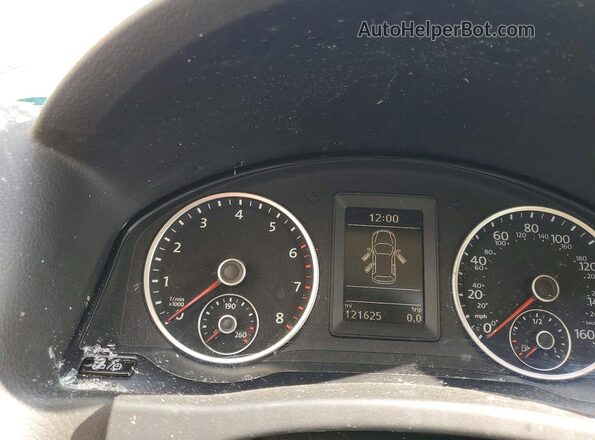 WVGAV7AX5HK034408 2017 VOLKSWAGEN TIGUAN White Instrument cluster view