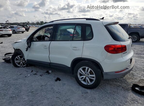 WVGAV7AX5HK034408 2017 VOLKSWAGEN TIGUAN White Rear left