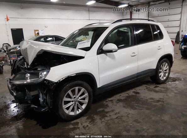WVGAV7AX5HK050091 2017 VOLKSWAGEN TIGUAN White წინა მარცხენა ხედი სამი მეოთხედიდან