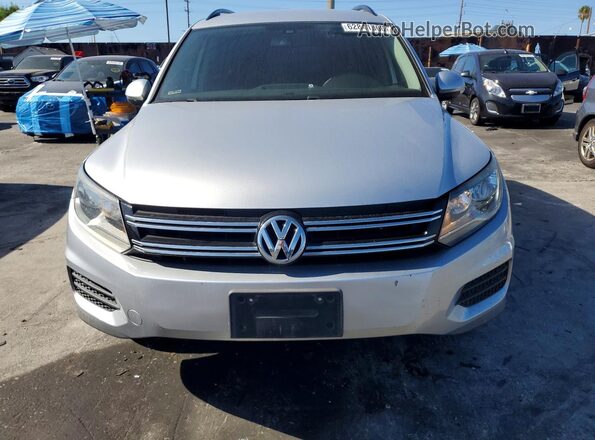 WVGAV7AX6GW525884 2016 VOLKSWAGEN TIGUAN Silver Вид спереду