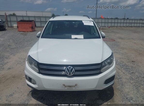 WVGAV7AX6GW559369 2016 VOLKSWAGEN TIGUAN White Vista del cuadro de instrumentos