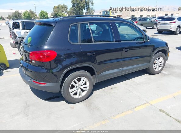 WVGAV7AX6GW610837 2016 VOLKSWAGEN TIGUAN Black Հետևի աջ