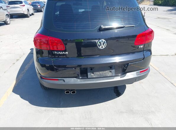 WVGAV7AX6GW610837 2016 VOLKSWAGEN TIGUAN Black Դիմացի տեսք