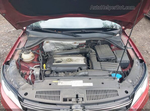 WVGAV7AX7GW003720 2016 VOLKSWAGEN TIGUAN Red Հետևի տեսք