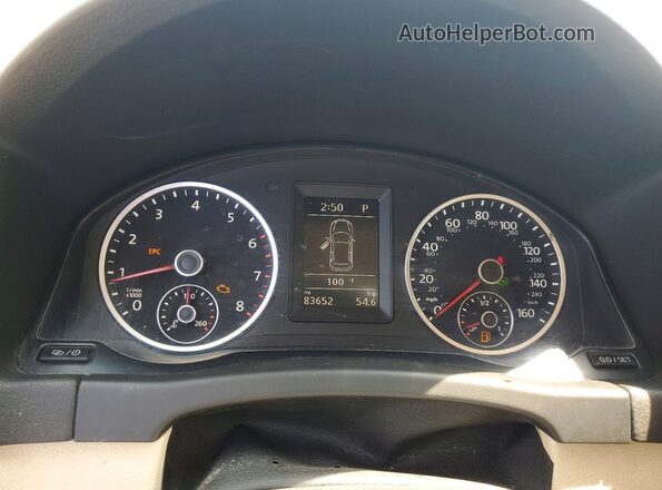 WVGAV7AX7HK006674 2017 VOLKSWAGEN TIGUAN Black Vista del cuadro de instrumentos