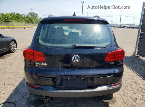 WVGAV7AX7HK006674 2017 VOLKSWAGEN TIGUAN Black Vista trasera