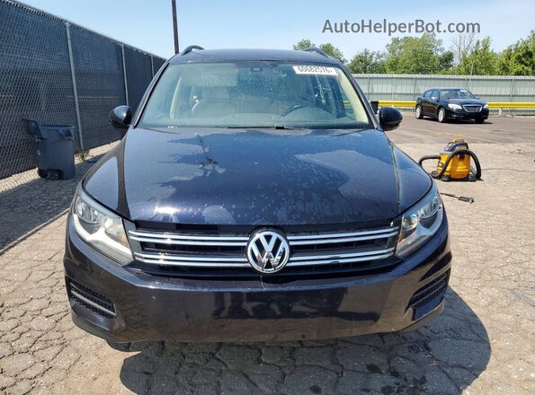WVGAV7AX7HK006674 2017 VOLKSWAGEN TIGUAN Black Vista frontal
