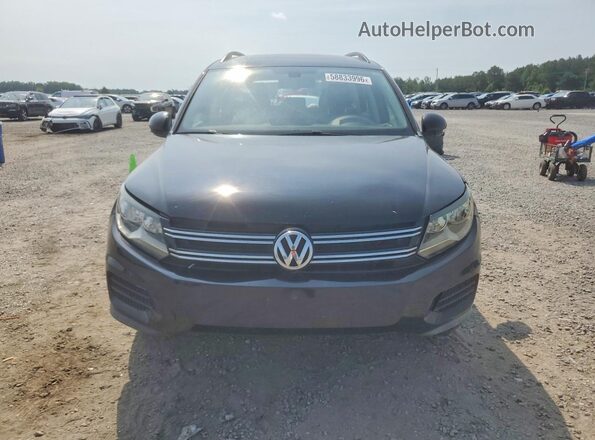 WVGAV7AX7HK021496 2017 VOLKSWAGEN TIGUAN Black წინა ხედი