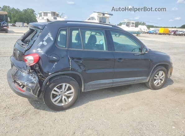 WVGAV7AX7HK021496 2017 VOLKSWAGEN TIGUAN Black უკანა მარჯვენა