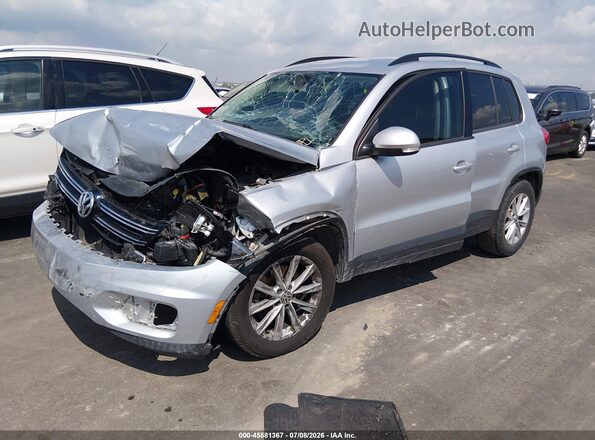WVGAV7AX7HK044521 2017 VOLKSWAGEN TIGUAN Silver Vista tres cuartos delantera izquierda