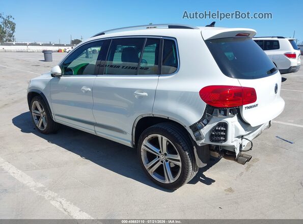 WVGAV7AX8GW039268 2016 VOLKSWAGEN TIGUAN White Задня ліва чверть