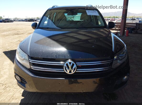 WVGAV7AX8GW501196 2016 VOLKSWAGEN TIGUAN Black Vista frontal