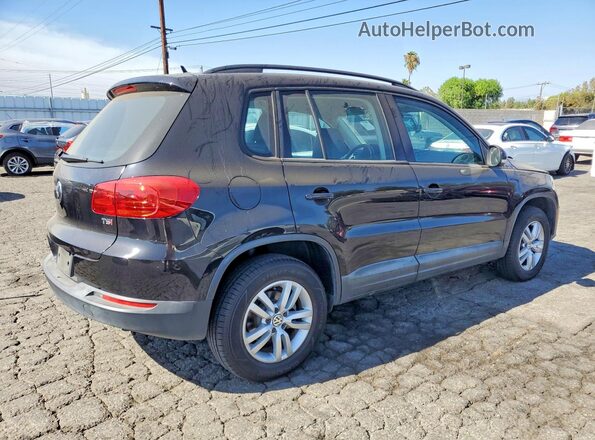 WVGAV7AX8GW518970 2016 VOLKSWAGEN TIGUAN Black Trasero derecho