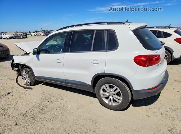 WVGAV7AX8GW578330 2016 VOLKSWAGEN TIGUAN White Trasero izquierdo
