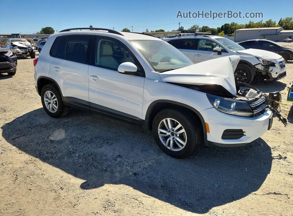 WVGAV7AX8GW578330 2016 VOLKSWAGEN TIGUAN White Delantero derecho