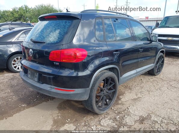 WVGAV7AX8GW589277 2016 VOLKSWAGEN TIGUAN Black Задня права чверть