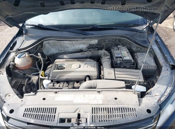 WVGAV7AX8GW589277 2016 VOLKSWAGEN TIGUAN Black Вид ззаду