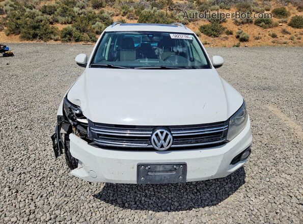 WVGAV7AX8GW591644 2016 VOLKSWAGEN TIGUAN White Вид спереду