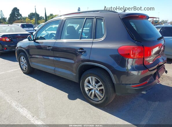 WVGAV7AX8GW608586 2016 VOLKSWAGEN TIGUAN Brown Trasero izquierdo