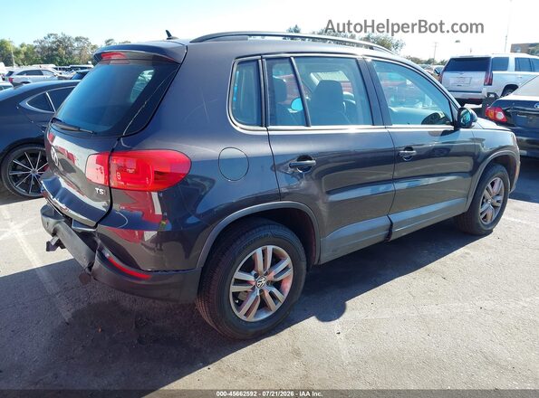 WVGAV7AX8GW608586 2016 VOLKSWAGEN TIGUAN Brown Trasero derecho