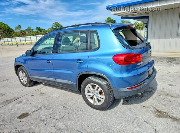 WVGAV7AX8HK037951 2017 VOLKSWAGEN TIGUAN Blue უკანა მარცხენა