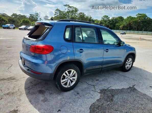 WVGAV7AX8HK037951 2017 VOLKSWAGEN TIGUAN Blue უკანა მარჯვენა