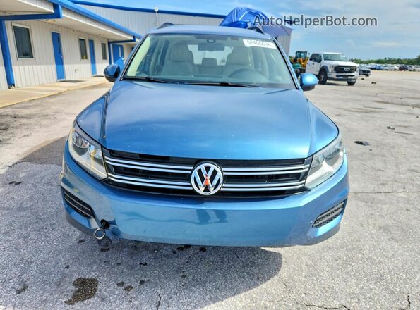 WVGAV7AX8HK037951 2017 VOLKSWAGEN TIGUAN Blue წინა ხედი