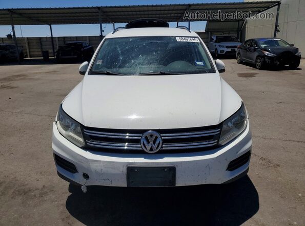 WVGAV7AX8HK049775 2017 VOLKSWAGEN TIGUAN White Front view