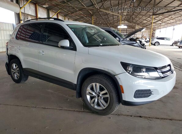 WVGAV7AX9GW580717 2016 VOLKSWAGEN TIGUAN White Delantero derecho