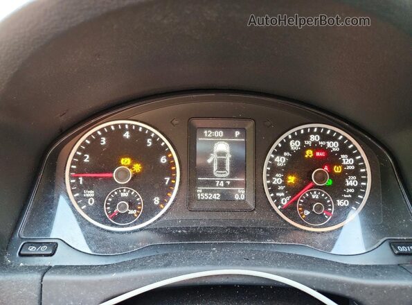 WVGAV7AX9GW610895 2016 VOLKSWAGEN TIGUAN Blue Vista del cuadro de instrumentos