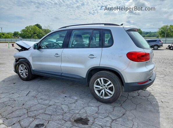 WVGAV7AX9HK027381 2017 VOLKSWAGEN TIGUAN Silver Задня ліва чверть