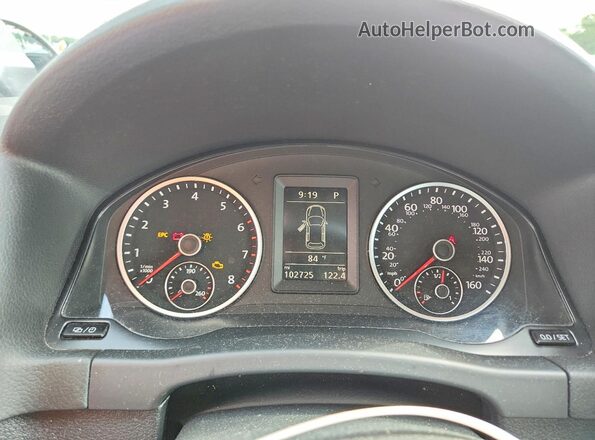WVGAV7AX9HK027381 2017 VOLKSWAGEN TIGUAN Silver Вид щитка приладів