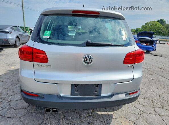 WVGAV7AX9HK027381 2017 VOLKSWAGEN TIGUAN Silver Вид ззаду