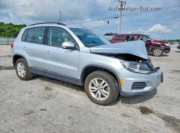 WVGAV7AX9HK027381 2017 VOLKSWAGEN TIGUAN Silver Передня права чверть