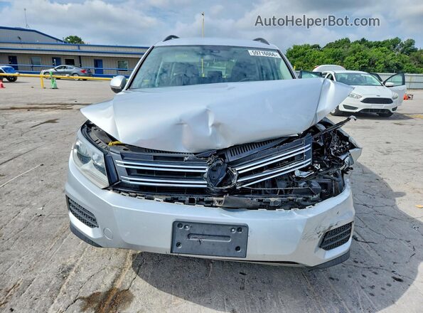 WVGAV7AX9HK027381 2017 VOLKSWAGEN TIGUAN Silver Вид спереду