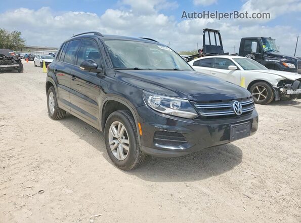WVGAV7AX9HW512533 2017 VOLKSWAGEN TIGUAN Black Przód prawy