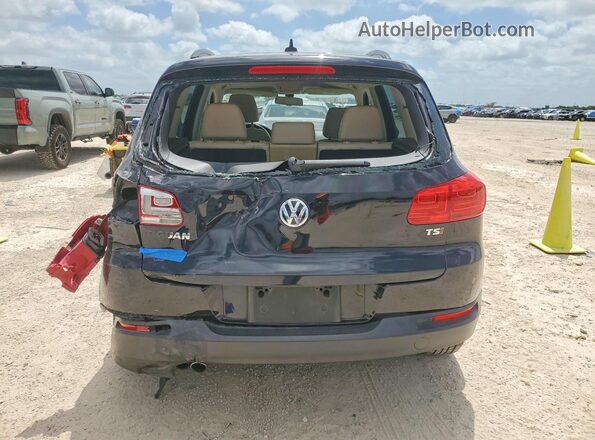WVGAV7AX9HW512533 2017 VOLKSWAGEN TIGUAN Black Widok z tyłu
