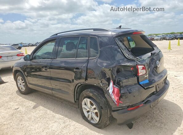 WVGAV7AX9HW512533 2017 VOLKSWAGEN TIGUAN Black Tył lewy