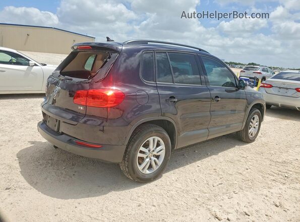 WVGAV7AX9HW512533 2017 VOLKSWAGEN TIGUAN Black Tył prawy