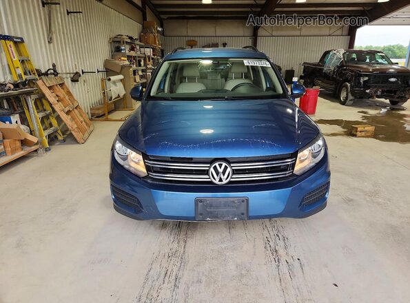 WVGBV7AX2HW501040 2017 VOLKSWAGEN TIGUAN Blue Vista frontal