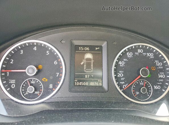 WVGBV7AX4HW511553 2017 VOLKSWAGEN TIGUAN White Widok zestawu wskaźników
