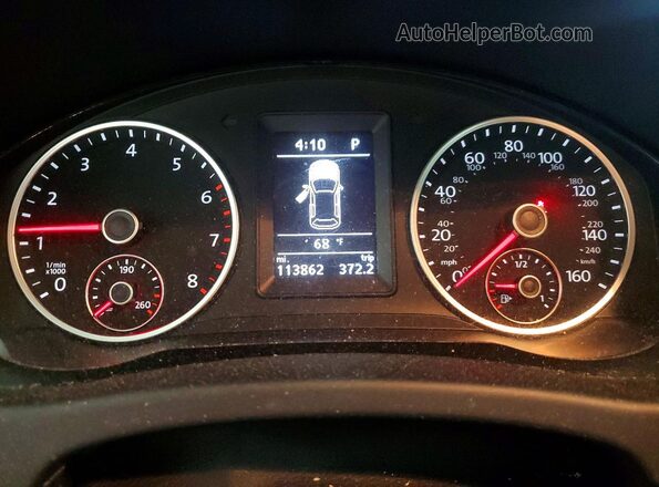 WVGBV7AX5HK048183 2017 VOLKSWAGEN TIGUAN Серебряный Вид щитка приборов